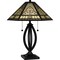 Quoizel Tiffany Table Lamp Tiffany 2 Lights Matte Black TF6151MBK - alternate 4
